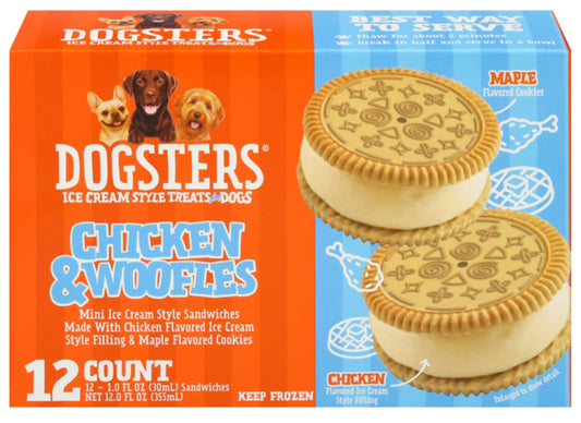 Dogsters  Maple Chicken Ice Cream 12 Pack