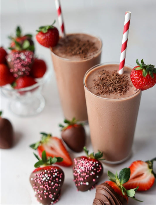 20oz Strawberry Banana Chocolate Smoothie